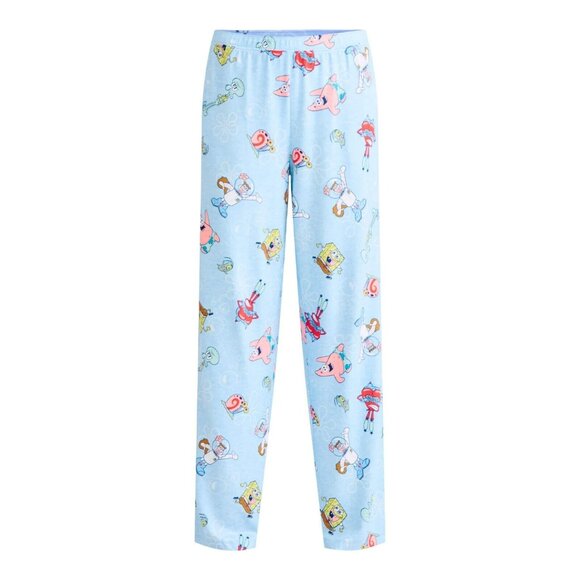 SpongeBob SquarePants Womens Lounge Pajama Sleep Pants With Pockets Large - Picture 4 of 7
